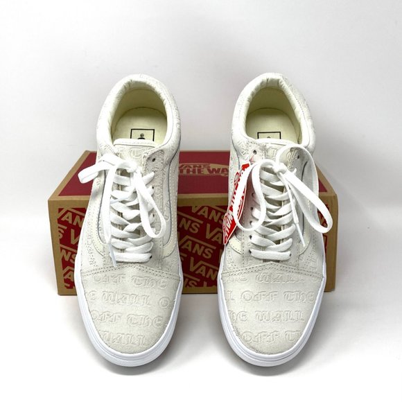 💖MEGA SALE💖VANS PLATFORM OLD Skool Suede Egret White Women's 10 VN0A3B3U4TE - Picture 3 of 11
